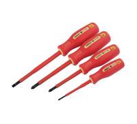 Set Di Cacciaviti Completamente Isolati 4 Pezzi VDE Approvato 46539