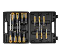Set di cacciaviti da 32 pezzi con valigetta, set di attrezzi professionale, acciaio CrV 6150 durevole, diverse dimensioni, ergonomico