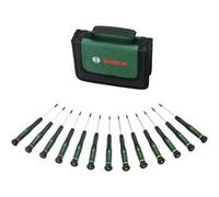 Bosch Set de tournevis 13 pcs (pour bricolage/modélisme/artisanat embouts précis et magnétiques PH/TX/HEX/SL)