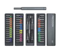 Set di cacciaviti di precisione 49 in 1 Kit di strumenti di riparazione per riparazione elettronica con manico ergonomico e custodia cacciaviti con impugnatura ergonomica