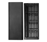 Set di cacciaviti di precisione multifunzionali per ventilatore, telefono, orologio, laptop, occhiali, cacciavite, testa 24 in 1, organizer per cacciaviti, montaggio a parete, kit di viti elettriche