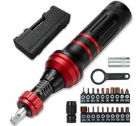 Set di cacciaviti dinamometrici regolabili con 20 punte in acciaio, calibro di coppia antiscivolo e design ergonomico per applicazione di coppia di precisione in varie attività di riparazione e