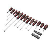 Sealey Set di cacciaviti e bit GripMAX® AK4370 – 33 pezzi – Rosso
