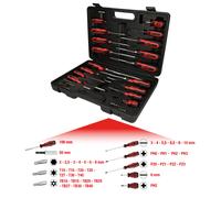 Set Di Cacciaviti E Bit KS Tools Inclusi Supporto Per Bit Torx 39 Pezzi