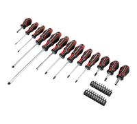 Sealey Set di cacciaviti e bit GripMAX® AK4370 – 33 pezzi – Rosso