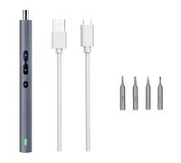 Set Di Cacciaviti Elettrici Di Precisione 6 In 1 Kit Di Utensili Elettrici N30 Mini Piccolo Bit Wireless Ricaricabile For La Riparazione Di Celle Mobili Facile Da Usare(Full Knurled 4 Bits)