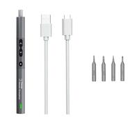 Set Di Cacciaviti Elettrici Di Precisione 6 In 1 Kit Di Utensili Elettrici N30 Mini Piccolo Bit Wireless Ricaricabile For La Riparazione Di Celle Mobili Facile Da Usare(Half Knurled 4 Bits)