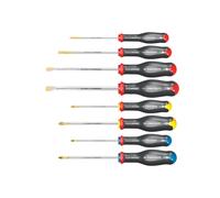 Set Di Cacciaviti Facom Protwist 8 Pezzi Slotted Phillips E Pozidriv FCMATJ8PB