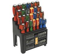 Set Di Cacciaviti Hammer-Thru Sealey, Bit E Nut Driver 61Pc S01153