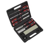 Set Di Cacciaviti In Legno Hammer-Thru Sealey 8 Pezzi AK9240