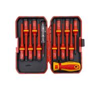 Set di cacciaviti isolati 13 in 1 ad alta tensione 1000 V Toolkit multiuso con custodia per elettricisti Riparazione domestica Set di cacciaviti isolati