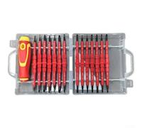 Set di cacciaviti isolati 28 in 1 strumenti per elettricisti 1000 V VDE cassaforte con punte magnetiche per lavori elettrici Riparazione elettronica Automotive e assemblaggio di mobili