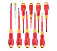 Set Di Cacciaviti Isolati VDE Stanley 10 Pezzi PZ1 Phillips Slotted STHT60032-0