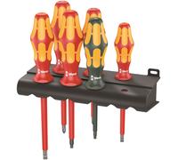 Set Di Cacciaviti Isolati Wera Kraftform Plus VDE 100 Con Supporto 05347777001
