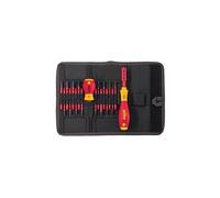 WIHA 41231 - Set di punte slimVario, 18 pezzi misti, Stubby, cacciavite