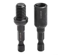 Set di cacciaviti M6 M8 M10, per adattatore autofilettante Cr-Mo per inserti filettati, codolo esagonale da 6,35 mm, per assemblaggio di mobili per la lavorazione del legno (2 pezzi) (2 pezzi (2 pezzi