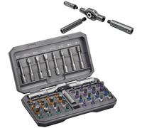 Set di Cacciaviti Magnetici 42 in 1, Cacciaviti Multi-bit con Impugnatura a Cricchetto Rimovibile, Set di Cacciaviti con Impugnatura e 40 punte Colori Codificati, Utensili Precisione per Riparazioni