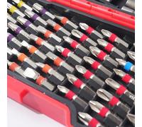 Set di cacciaviti magnetici da 83 pezzi: set di punte magnetiche resistenti, potenti e organizzate, kit professionale con custodia per utensili elettrici per trapano a percussione (32 pezzi)