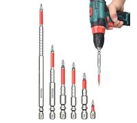 Set Di Cacciaviti Magnetici,Set Di Sei Trapano A Coda Esagonale Antiscivolo | Punte Antiscivolose E Resistente agli Urti Per Costruzione Automobile Idraulica Elettricità Metalleria E