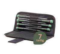 Set di cacciaviti per meccanica di precisione Wiha Essential 7 pezzi + tasca | Set di strumenti per meccanica di precisione | Strumenti per orologiaio, modellismo, set di riparazione per occhiali