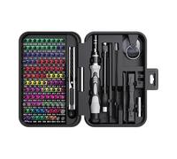 Set di cacciaviti precisione 132 in 1, kit utensili manuali professionali, punte Torx magnetiche for telefono, orologio, fotocamera, drone(Black)