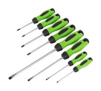 Sealey Screwdriver Set 8pc Alta Visibilità Verde HV001