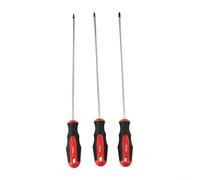 Set di cacciaviti Torx extra lunghi da 400 mm con punta magnetica, realizzati in acciaio legato al cromo vanadio, impugnatura ergonomica in gomma per spazi ristretti per riparazione utensili manuali