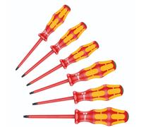 Wera 167 I/6 Kraftform Plus Series 100 6 Pezzi One Size Red / Yellow