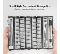 Set di cacciaviti Torx piccoli di precisione 128 In 1-Kit di strumenti di riparazione magnetica professionale per fotocamera, iPhone ecc. Appartengono al regalo degli uomini