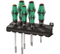 WERA 334 SK/6 OFFICINA E MECCANICA KIT CACCIAVITI 6 PARTI TAGLIO CROCE PHILLIPS