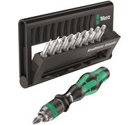 Kompakt 10 Set Cacciavite a cricchetto, Set di bit Nero/Verde, Nero