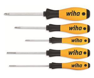SET DI CACCIAVITI WIHA 302ESD HK5 01 - acciaio al cromo-vanadio-molibdeno, 5 pezzi