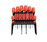 SET DI CACCIAVITI YATO 18 PEZZI SU SUPPORTO, A TESTA PIATTA, A CROCE, TORX, S258