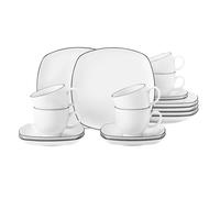 Set Di Caffè Seltmann Weiden Lido Black Line 18 Pezzi