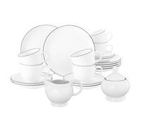 Set Di Caffè Seltmann Weiden Lido Black Line Rotondo 20 Pezzi.