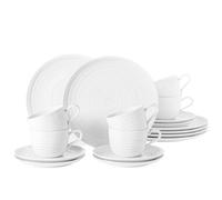 Set Di Caffè Seltmann Weiden Terra Bianco 18 Pezzi