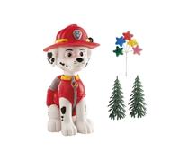 Set di Cake Topper per Decorazione di Torte. Paw Patrol (Marshall), 6cm