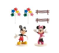 Set di Cake Topper per Decorazione Torta. Disney Minnie e Mickey Mouse, 8,5cm