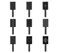 Set di Calamita per Unghie | Set da 9 Pezzi di Strumenti Manicure ad Alta Resistenza | Kit per French Nail Design,Artigianato, design, pittura, donne, adulti, principianti, artisti, uso domestico e in