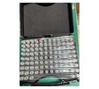 Set di calibri a perno, in carburo, 101 pezzi/set, foro, intervallo 1-2 2-3 3-4 4-5 5-6 mm, passo 0,01 mm, spina a perno, strumento di misurazione del calibro(Range 2-3mm)