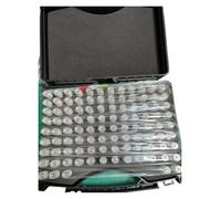 Set di calibri a perno Set di calibri a perno, calibro in carburo, 101 pezzi/set, calibro for fori, gamma 1-2 2-3 3-4 4-5 5-6 mm, passo 0,01 mm(Range 5-6mm)