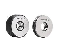 Set di calibri ad anello filettato ad alta precisione M2-M12 | Strumento di misurazione metrico a dente fine for test della filettatura interna, 1 set(M10x1.25 T Z)