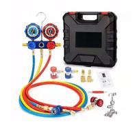 Set Di Calibri - Kit Strumento Collettore | Set Diagnostico Di Ricarica AC Per Camion Per Auto | Manutenzione Del Condizionatore D'aria Domestica, Attrezzatura Per Il Recupero Del Refrigerante Per Mis