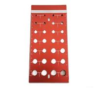 Set di calibri metrici per bulloni e dadi con 32 lame per un accurato riconoscimento e misurazione della filettatura di M5 M6 M8 M10 e viti con passo standard