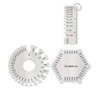Set di calibri per blocchi, Set di calibri for saldatura Film bagnato Pettine Filo Calibro for spessore lamiera Calibro for filo tondo Utensili per la lavorazione del legno
