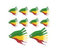 Set di calibri per pastiglie dei freni, 20 pezzi, codice colore pastiglie | Campo di misurazione 2-12 mm, metrico e per SAE, lettura precisa, resistente all'usura, lunga durata