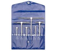 Set di calibri telescopici da 5/16" a 6" - 6 pezzi calibri a T, cromo satinat...
