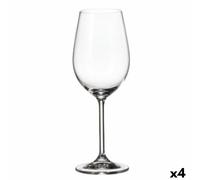 Set di calici da vino Bohemia Crystal Clara Bianco 350 ml 6 Pezzi [6 Unità] [
