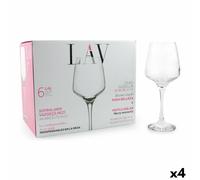 Set di calici da vino LAV Lal 6 Pezzi [4 Unità]