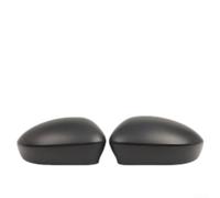 Set di calotte per specchietto in plastica ABS, finitura nera o bianca | Perfettamente sagomato per una perfetta vestibilità, spazi stretti, migliora l'estetica, protegge la base dello specchietto